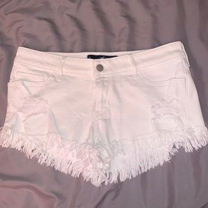 Hollister White Shorts